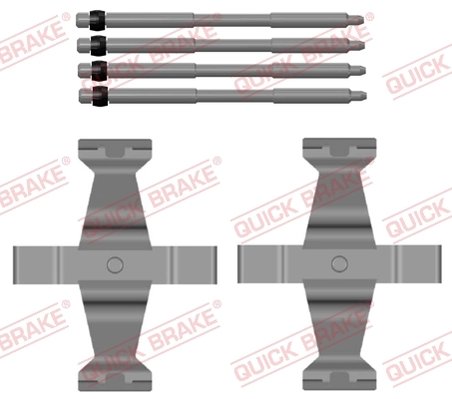 Set accesorii placute frana QUICK BRAKE 109-0171