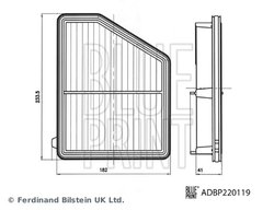 Filtru aer Blue Print ADBP220119