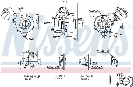 Turbina Nissens 93482