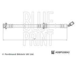 FURTUN FRANA BLUE PRINT ADBP530042 - Compatibil cu NISSAN