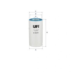 Filtru combustibil UFI 24.163.00