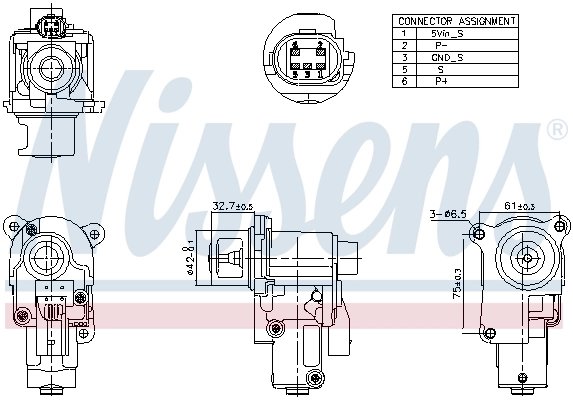 Supapa EGR Nissens 98174