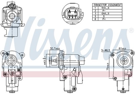 Supapa EGR Nissens 98174