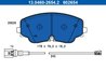 SET PLACUTE FRANA ATE 13.0460-2654.2 - Compatibil cu AUDI, VW
