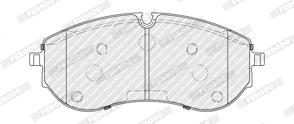 Set placute frana Ferodo FDB5372