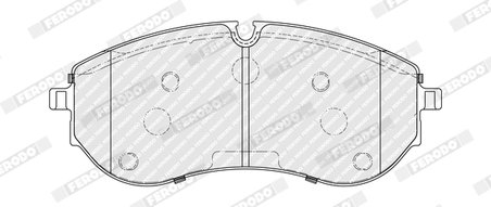 Set placute frana Ferodo FDB5372