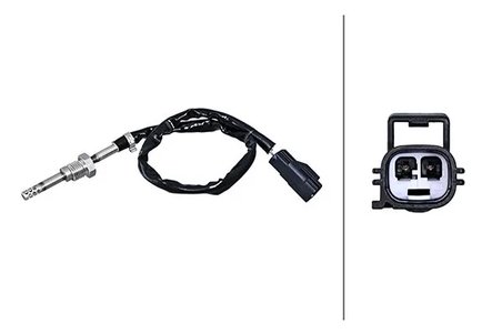 Senzor temperatura gaze evacuare HELLA 6PT 010 376-401