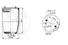 Burduf suspensie pneumatica Contitech AIR Spring 6641 N P01