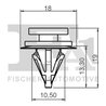 CLIPS, ACOPERIRE DECORATIVA SI PROTECTIE FA1 22-40008.5 - Compatibil cu RENAULT