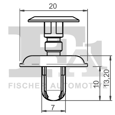 clips, acoperire decorativa si protectie FA1 33-30004.10