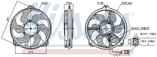 Ventilator radiator racire Nissens 850073