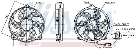 Ventilator radiator racire Nissens 850073