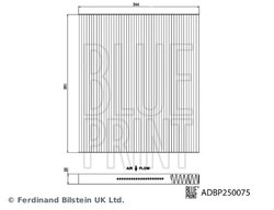 Filtru aer habitaclu Blue Print ADBP250075