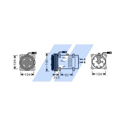 Compresor climatizare HIGHWAY AUTOMOTIVE 45130002