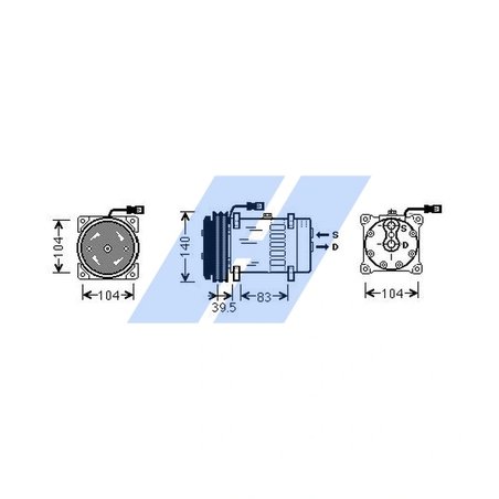 Compresor climatizare HIGHWAY AUTOMOTIVE 45130002
