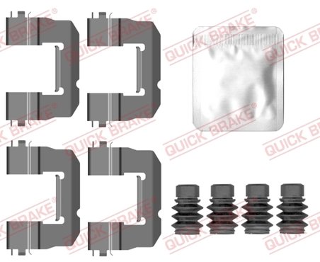 Set accesorii placute frana QUICK BRAKE 109-0157