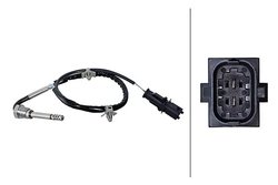 SENZOR TEMPERATURA GAZE EVACUARE HELLA 6PT 010 376-351 - Compatibil cu OPEL, VAUXHALL