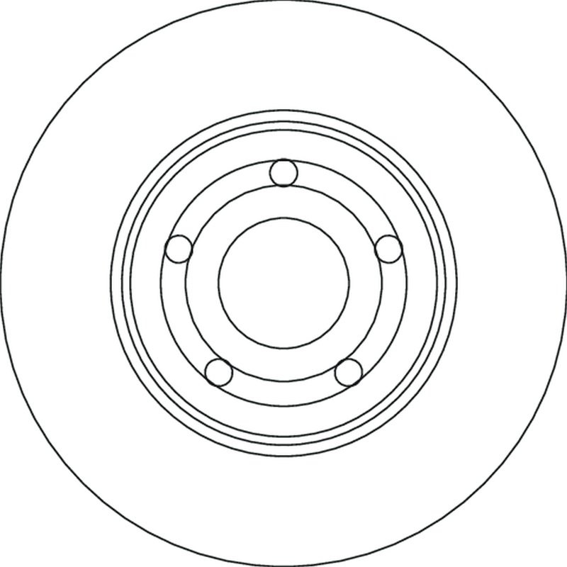 DISC FRANA TRW DF6708 - Compatibil cu FORD