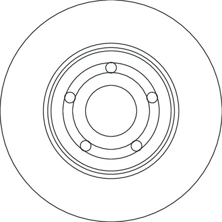 DISC FRANA TRW DF6708 - Compatibil cu FORD