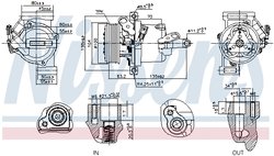 Compresor climatizare Nissens 891074