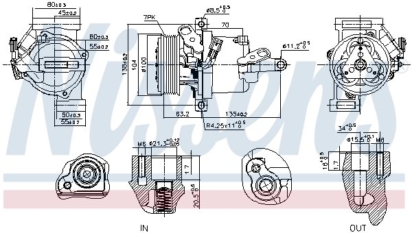 Compresor climatizare Nissens 891074