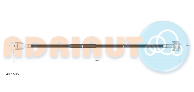 ARBORE TAHOMETRU ADRIAUTO 41.1535 - Piesa auto compatibila cu mai multe marci