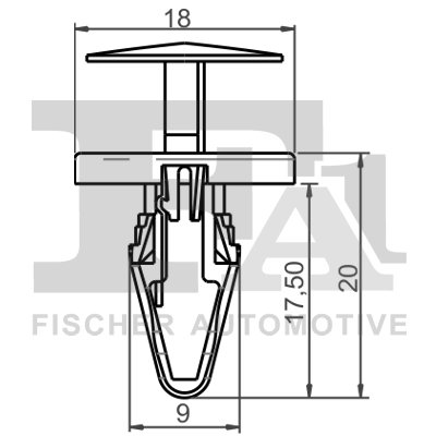 clips, acoperire decorativa si protectie FA1 87-20002.10