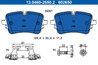 SET PLACUTE FRANA ATE 13.0460-2650.2 - Compatibil cu AUDI, VW