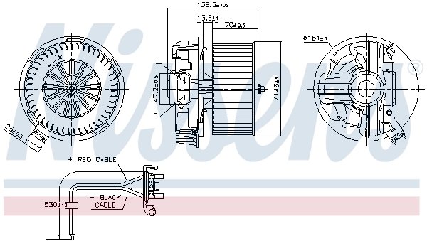 VENTILATOR HABITACLU NISSENS 87385 - Compatibil cu RENAULT