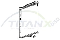 Radiator racire motor TITANX RX169032