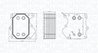 RADIATOR ULEI / TERMOFLOT MAGNETI MARELLI 350300000500 - Compatibil cu CITROEN, FIAT, FORD, PEUGEOT