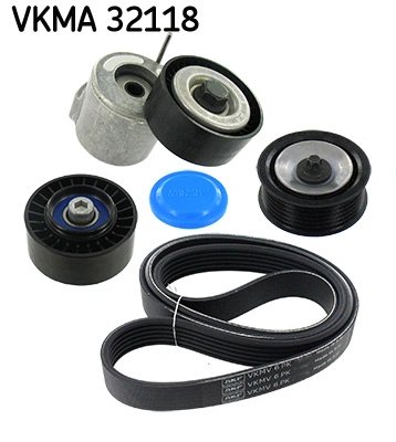 SET CUREA TRANSMISIE CU CANELURI SKF VKMA 32118 - Compatibil cu FIAT