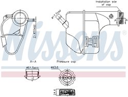 Vas expansiune lichid racire Nissens 996355