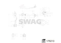 BRAT SUSPENSIE SWAG 33 10 4826 - Compatibil cu MERCEDES-BENZ