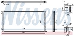 RADIATOR CLIMATIZARE NISSENS 940948 - Compatibil cu FIAT, NISSAN, RENAULT