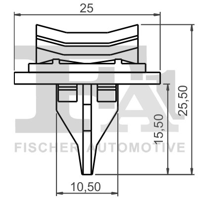 clips, acoperire decorativa si protectie FA1 13-40018.10