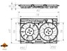 VENTILATOR RADIATOR RACIRE NRF 470122 - Compatibil cu AUDI, VW
