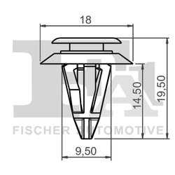 clips, acoperire decorativa si protectie FA1 11-40012.10