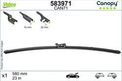 Lamela stergator Valeo 583971