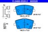 Set placute frana ATE 13.0460-5520.2