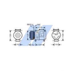 Compresor climatizare HIGHWAY AUTOMOTIVE 45119002