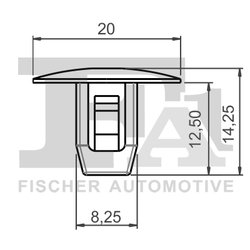clips, acoperire decorativa si protectie FA1 79-10006.10