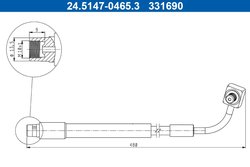 Furtun frana ATE 24.5147-0465.3