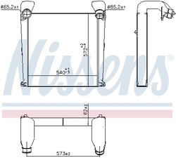 Intercooler Nissens 961331
