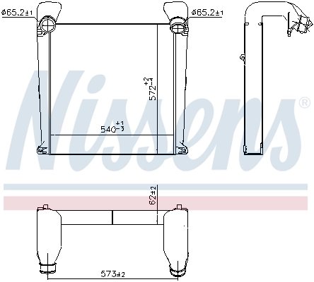 Intercooler Nissens 961331