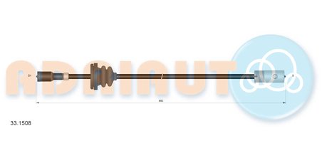 ARBORE TAHOMETRU ADRIAUTO 33.1508 - Piesa auto compatibila cu mai multe marci