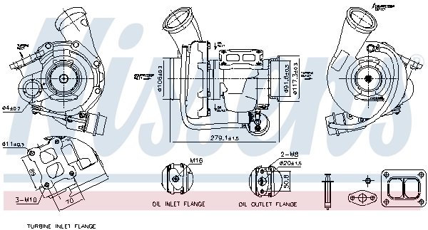 Turbina Nissens 93762