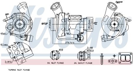 Turbina Nissens 93762