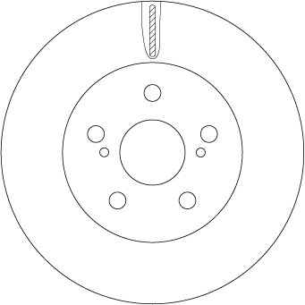 Disc frana TRW DF6734