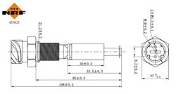 Senzor nivel lichid de racire NRF 453021